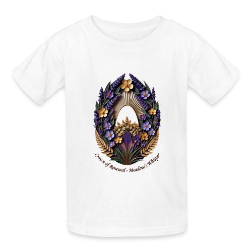 Easter Meadow Crown Renewal T Shirt, Spring Gift - Gildan Ultra Cotton Youth T-Shirt