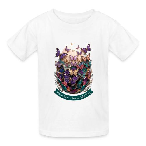 Easter Dawn's Flutter Butterfly T Shirt, Gift - Gildan Ultra Cotton Youth T-Shirt