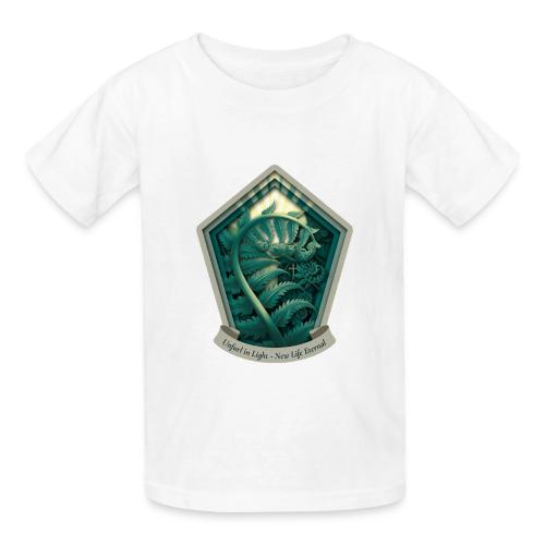 Easter Unfurl in Light Fern T Shirt, Spring Gift - Gildan Ultra Cotton Youth T-Shirt