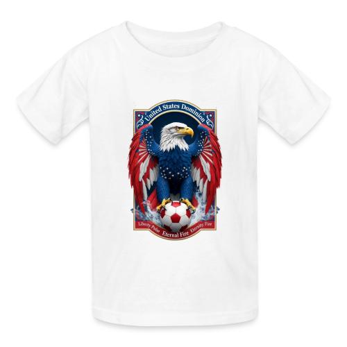 USA Eagle Emblem T Shirt, USA Soccer Pride Gift - Gildan Ultra Cotton Youth T-Shirt
