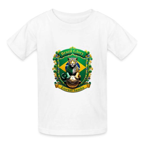Brazil Jaguar Glory Tee, Brazilian Pride Gift - Gildan Ultra Cotton Youth T-Shirt