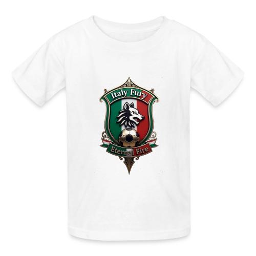 Italy heritage Wolf Fury Tee, Pride Badge Gift - Gildan Ultra Cotton Youth T-Shirt