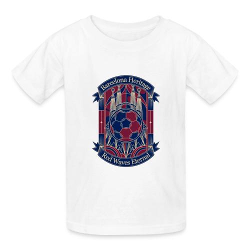 Barcelona Red Heritage T Shirt, Barsa fan Gift - Gildan Ultra Cotton Youth T-Shirt