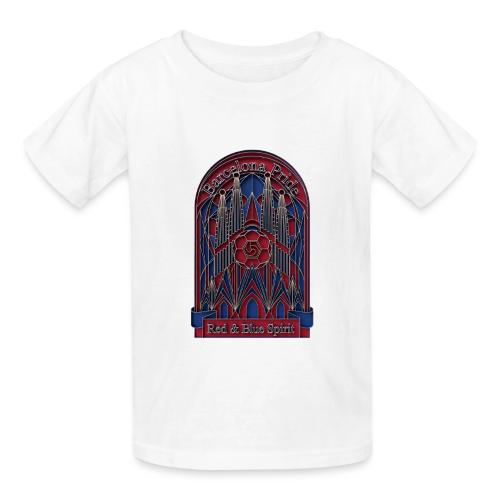 Barcelona Scarlet Pride T Shirt, Vibrant City Gift - Gildan Ultra Cotton Youth T-Shirt