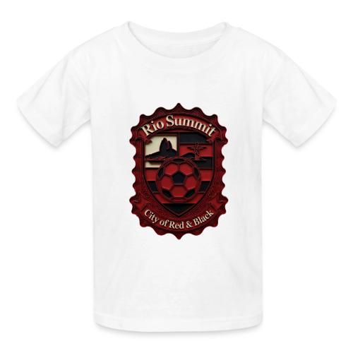 Flamengo Scarlet Summit T-Shirt, Football Gift - Gildan Ultra Cotton Youth T-Shirt