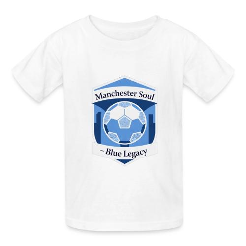 Manchester Soul Soccer City Emblem T Shirt, Gift - Gildan Ultra Cotton Youth T-Shirt