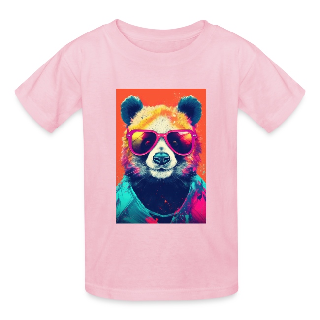 Panda in Pink Sunglasses