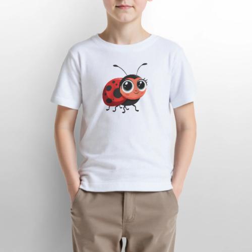 Cute Cartoon Ladybug Full of Joy - Gildan Ultra Cotton Youth T-Shirt