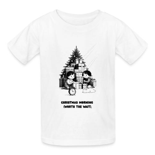Christmas Morning T-Shirt | Minimalist Kids Gifts - Gildan Ultra Cotton Youth T-Shirt