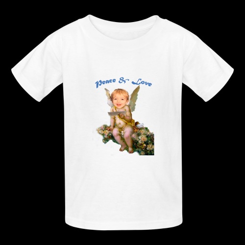 Peace and Love - Gildan Ultra Cotton Youth T-Shirt