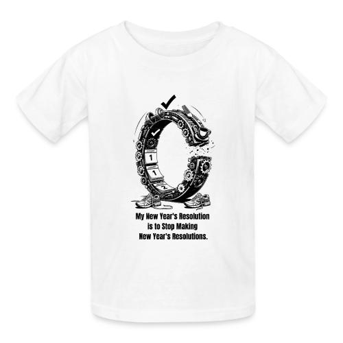 The Resolution Loop - Sarcastic New Year's T-Shirt - Gildan Ultra Cotton Youth T-Shirt