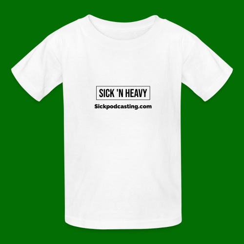 Sick N Heavy logos black - Gildan Ultra Cotton Youth T-Shirt