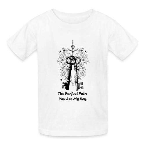 Valentine love keys - Gildan Ultra Cotton Youth T-Shirt