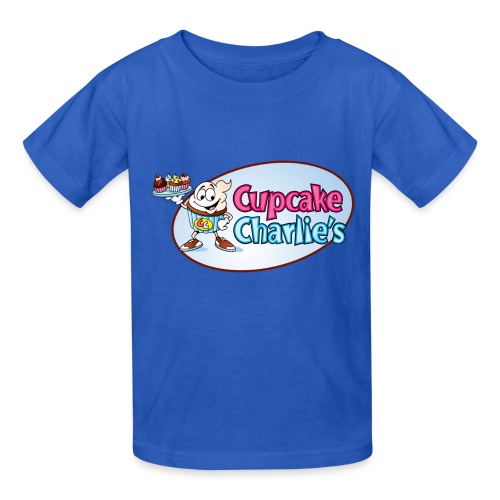 Cupcake Charlie's Logo - Gildan Ultra Cotton Youth T-Shirt