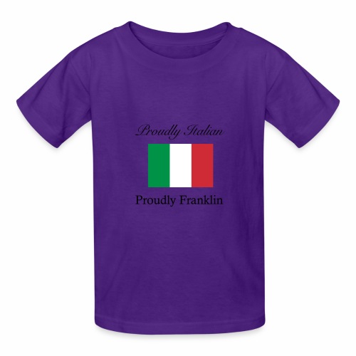 Proudly Italian, Proudly Franklin - Gildan Ultra Cotton Youth T-Shirt