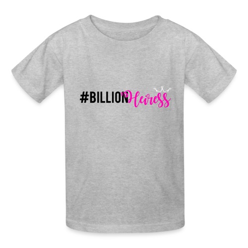 BilllionHeiress: Goes Pink - Gildan Ultra Cotton Youth T-Shirt