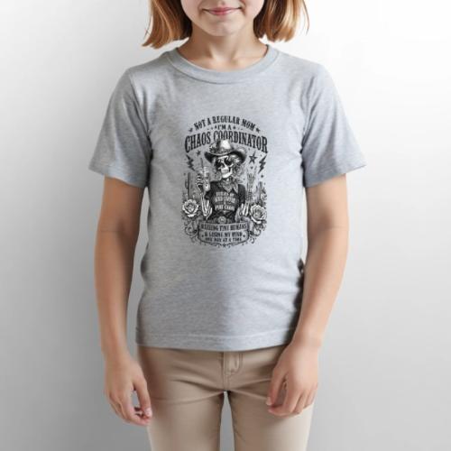 Chaos Coordinator Mom Skeleton Cowgirl - Gildan Ultra Cotton Youth T-Shirt