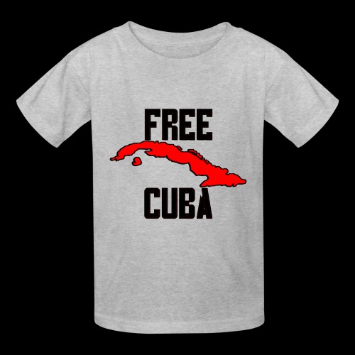 Free Cuba Red - Gildan Ultra Cotton Youth T-Shirt