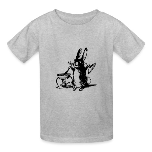 Cute Bunny Rabbit Cooking - Gildan Ultra Cotton Youth T-Shirt
