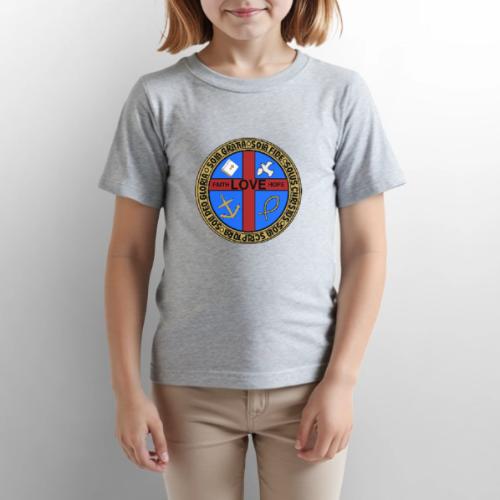 Five Solas Faith Hope Love Shirt–Christian Symbols - Gildan Ultra Cotton Youth T-Shirt