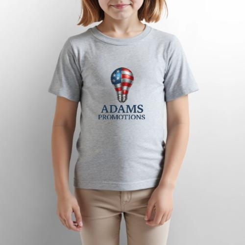 Adams promotions American flag metallic light bulb - Gildan Ultra Cotton Youth T-Shirt