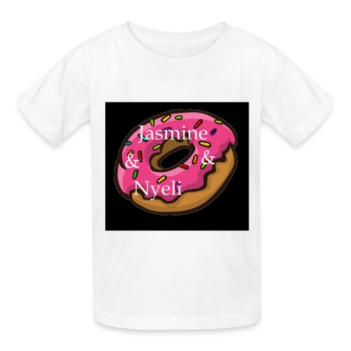 Black Donut W/ Our Channel Name - Gildan Ultra Cotton Youth T-Shirt