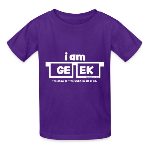 iamGEEK classic White - Gildan Ultra Cotton Youth T-Shirt