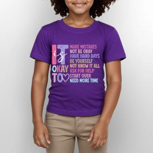 Harmony Collection - It s Okay To Make Mistakes - Gildan Ultra Cotton Youth T-Shirt
