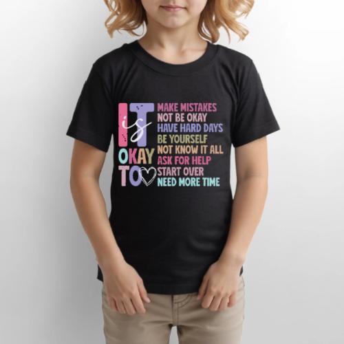 Harmony Collection - It s Okay To Make Mistakes - Gildan Ultra Cotton Youth T-Shirt