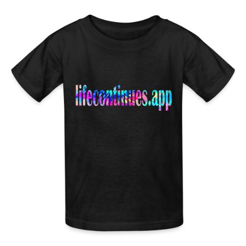 Lifecontinues.app1 - Gildan Ultra Cotton Youth T-Shirt
