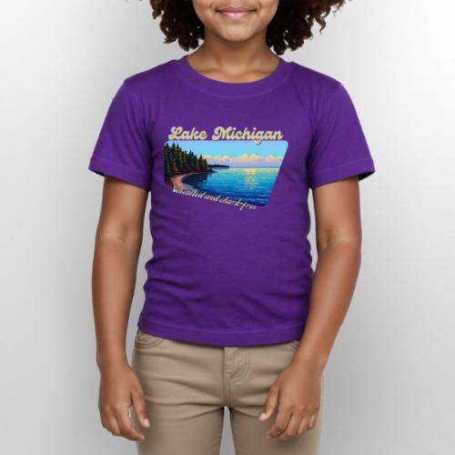 Lake Michigan Unsalted and shark-free - Gildan Ultra Cotton Youth T-Shirt