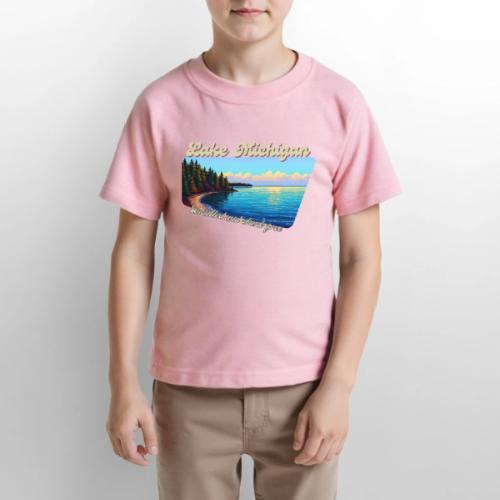 Lake Michigan Unsalted and shark-free - Gildan Ultra Cotton Youth T-Shirt