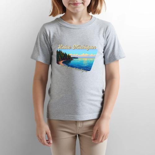 Lake Michigan Unsalted and shark-free - Gildan Ultra Cotton Youth T-Shirt