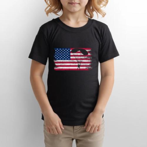 American paratrooper 1 - Gildan Ultra Cotton Youth T-Shirt