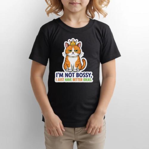 I'm Not Bossy, I Just Have Better Ideas | Cute Cat - Gildan Ultra Cotton Youth T-Shirt