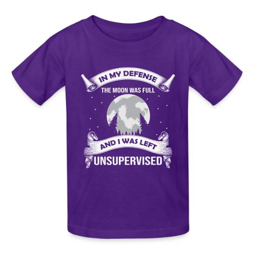 The Moon Was Full - Gildan Ultra Cotton Youth T-Shirt