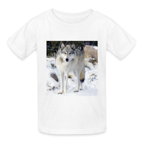 Canis lupus occidentalis - Gildan Ultra Cotton Youth T-Shirt