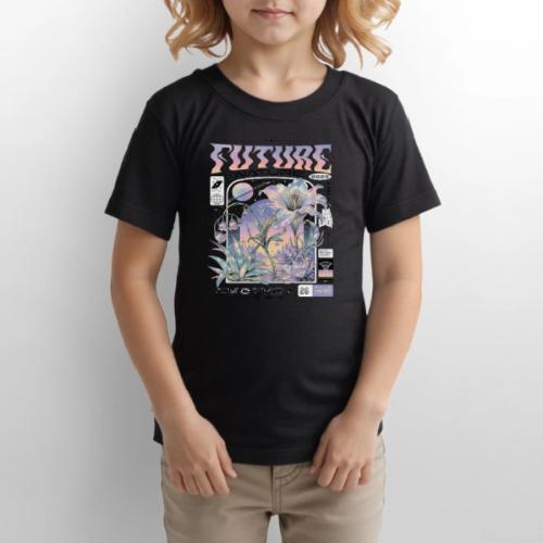 Future Nature Retro-Futuristic - Gildan Ultra Cotton Youth T-Shirt