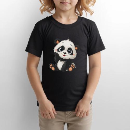 Blushing Baby Panda - Gildan Ultra Cotton Youth T-Shirt