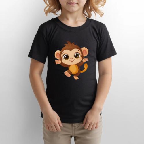 Dancing Baby Monkey Joyful - Gildan Ultra Cotton Youth T-Shirt