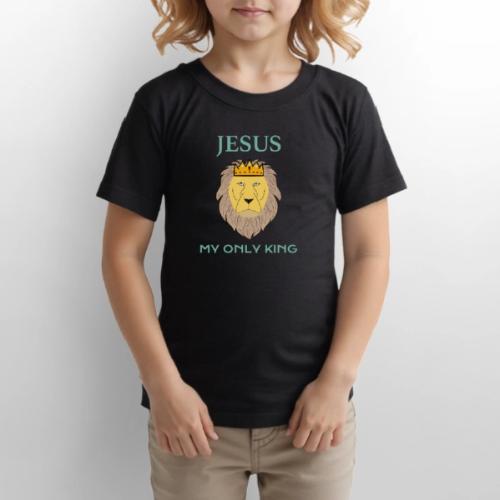 Jesus My Only King Shirt – Lion of Judah - Gildan Ultra Cotton Youth T-Shirt