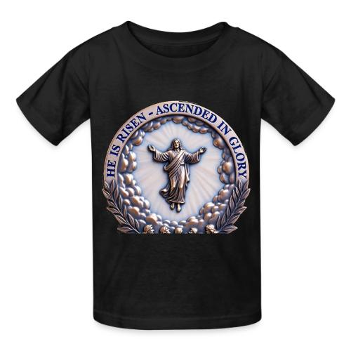 He Is Risen Ascended In Glory T Shirt, Gift - Gildan Ultra Cotton Youth T-Shirt