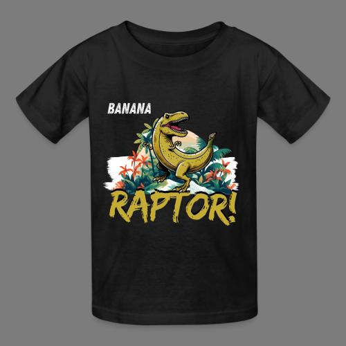 Funny Banana Raptor T-Rex Design - Gildan Ultra Cotton Youth T-Shirt