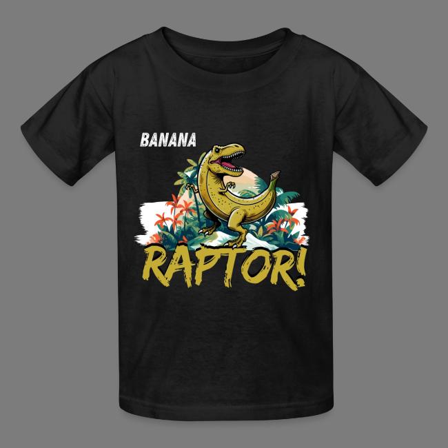 Funny Banana Raptor T-Rex Design
