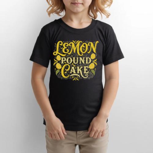 Lemon Pound Cake Vintage Flourish - Gildan Ultra Cotton Youth T-Shirt
