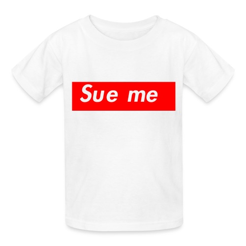 sue me (supreme parody) - Gildan Ultra Cotton Youth T-Shirt