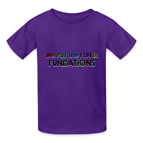 fundations png - Gildan Ultra Cotton Youth T-Shirt