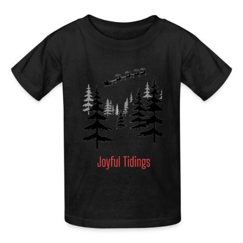 Joyful Tidings Christmas T-Shirt - Gildan Ultra Cotton Youth T-Shirt