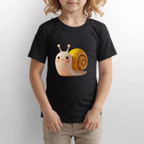 Sweet Cartoon Baby Snail Full of Joy - Gildan Ultra Cotton Youth T-Shirt