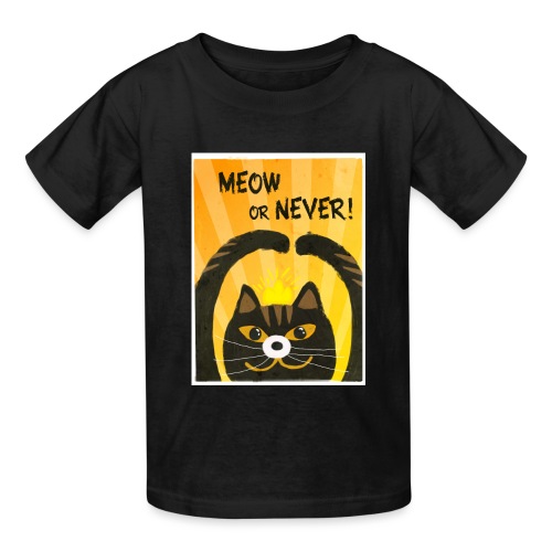 Meow or Never - Gildan Ultra Cotton Youth T-Shirt